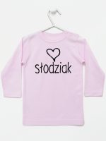 dla słodziaka koszulka z długim rękawem kolor różowy 076