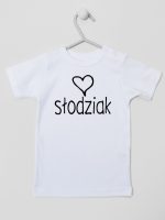 dla słodziaka koszulka z krótkim rękawem kolor biały 076
