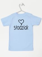 dla słodziaka koszulka z krótkim rękawem kolor błękitny 076