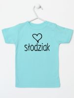 dla słodziaka koszulka z krótkim rękawem kolor miętowy 076