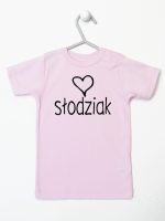 dla słodziaka koszulka z krótkim rękawem kolor różowy 076