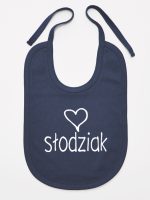 dla słodziaka śliniak niemowlęcy kolor granatowy 076