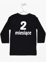 drugi miesiąc koszulka z długim rękawem kolor czarny 014