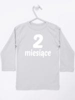 drugi miesiąc koszulka z długim rękawem kolor szary 014