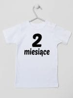 drugi miesiąc koszulka z krótkim rękawem kolor biały 014