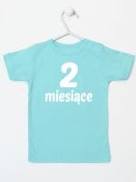 drugi miesiąc koszulka z krótkim rękawem kolor miętowy 014
