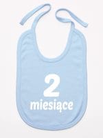 drugi miesiąc śliniak niemowlęcy kolor błękitny 014