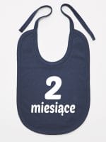 drugi miesiąc śliniak niemowlęcy kolor granatowy 014