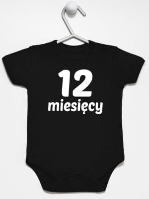 dwanaście miesięcy body z krótkim rękawem kolor czarny 024