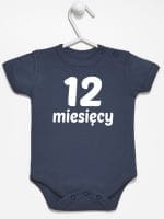 dwanaście miesięcy body z krótkim rękawem kolor granatowy 024