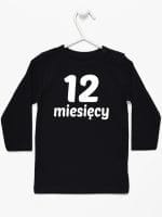 dwanaście miesięcy koszulka z długim rękawem kolor czarny 024
