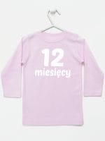 dwanaście miesięcy koszulka z długim rękawem kolor różowy 024