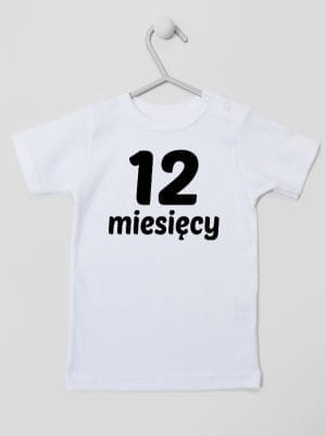 dwanaście miesięcy koszulka z krótkim rękawem kolor biały 024