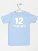 dwanaście miesięcy koszulka z krótkim rękawem kolor błękitny 024