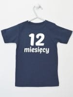 dwanaście miesięcy koszulka z krótkim rękawem kolor granatowy 024