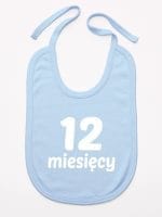 dwanaście miesięcy śliniak niemowlęcy kolor błękitny 024