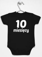 dziesięć miesięcy body z krótkim rękawem kolor czarny 022