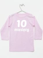 dziesięć miesięcy koszulka z długim rękawem kolor różowy 022