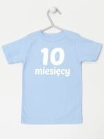 dziesięć miesięcy koszulka z krótkim rękawem kolor błękitny 022