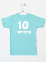 dziesięć miesięcy koszulka z krótkim rękawem kolor miętowy 022