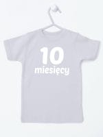 dziesięć miesięcy koszulka z krótkim rękawem kolor szary 022