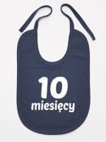 dziesięć miesięcy śliniak niemowlęcy kolor granatowy 022