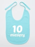 dziesięć miesięcy śliniak niemowlęcy kolor miętowy 022