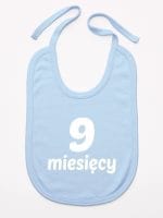 dziewięć miesięcy śliniak niemowlęcy kolor błękitny 021