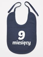 dziewięć miesięcy śliniak niemowlęcy kolor granatowy 021