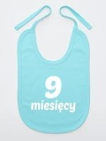 dziewięć miesięcy śliniak niemowlęcy kolor miętowy 021