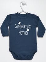 gwiazdka mamusi body z długim rękawem kolor granatowy 071