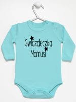 gwiazdka mamusi body z długim rękawem kolor miętowy 071