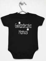gwiazdka mamusi body z krótkim rękawem kolor czarny 071