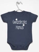 gwiazdka mamusi body z krótkim rękawem kolor granatowy 071