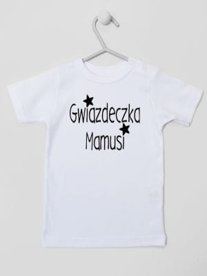 gwiazdka mamusi koszulka z krótkim rękawem kolor biały 071