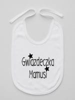 gwiazdka mamusi śliniak niemowlęcy kolor biały 071