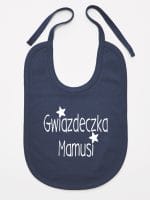 gwiazdka mamusi śliniak niemowlęcy kolor granatowy 071