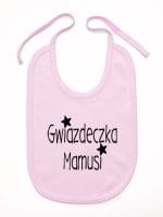 gwiazdka mamusi śliniak niemowlęcy kolor różowy 071