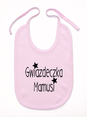 gwiazdka mamusi śliniak niemowlęcy kolor różowy 071