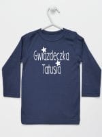 gwiazdka tatusia koszulka z długim rękawem kolor granatowy 070