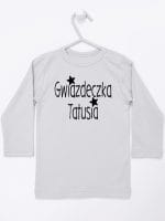 gwiazdka tatusia koszulka z długim rękawem kolor szary 070