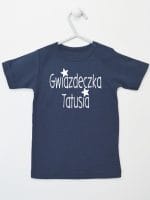 gwiazdka tatusia koszulka z krótkim rękawem kolor granatowy 070