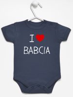 i love babcia body z krótkim rękawem kolor granatowy 107 i love babcia body z krótkim rękawem kolor granatowy 107