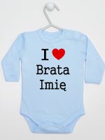 i love brata z imieniem body z długim rękawem kolor błękitny 168 i love brata z imieniem body z długim rękawem kolor błękitny 168
