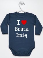 i love brata z imieniem body z długim rękawem kolor granatowy 168 i love brata z imieniem body z długim rękawem kolor granatowy 168