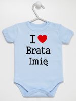 i love brata z imieniem body z krótkim rękawem kolor błękitny 168 i love brata z imieniem body z krótkim rękawem kolor błękitny 168