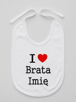 i love brata z imieniem śliniak niemowlęcy kolor biały 168