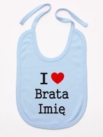 i love brata z imieniem śliniak niemowlęcy kolor błękitny 168
