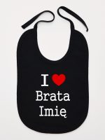 i love brata z imieniem śliniak niemowlęcy kolor czarny 168