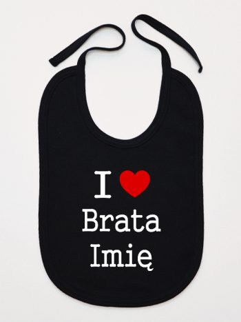 i love brata z imieniem śliniak niemowlęcy kolor czarny 168